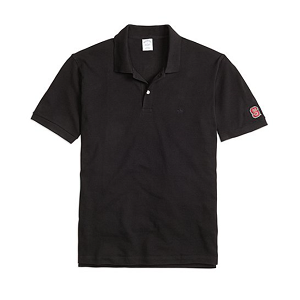 North Carolina State University Slim Fit Polo - Black